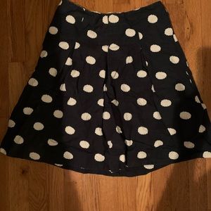 The Limited size XS polka dot ikat skirt